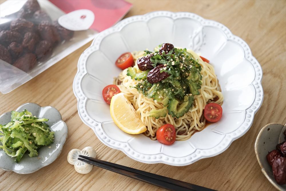 なつめ レシピ 『 ゴーヤ と なつめ の冷やし中華 』