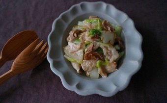 なつめ レシピ 「白菜と椎茸の豆乳クリーム煮」
