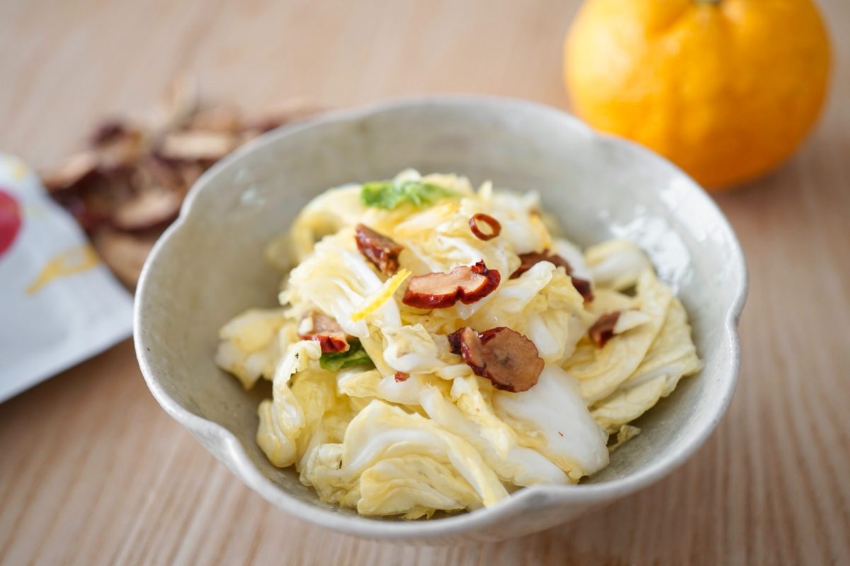 なつめ レシピ  『 白菜 の浅漬け 』