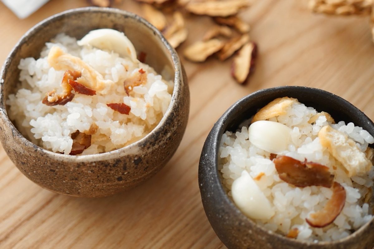 なつめ レシピ  『 ゆりね ごはん 』