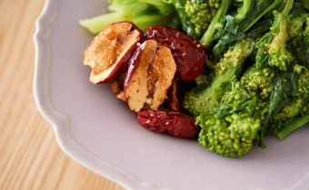 なつめ レシピ  『 なつめ と 菜の花 のナムル 』