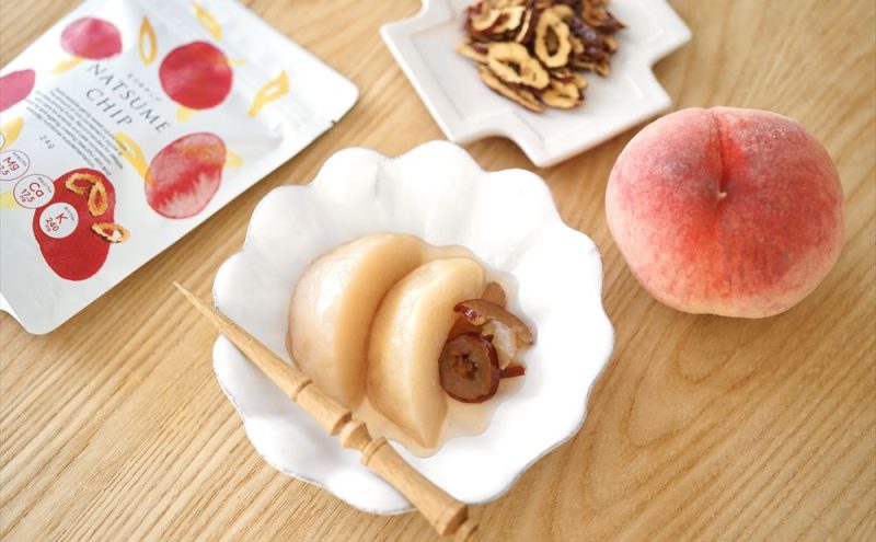 なつめ レシピ 薬膳おやつ 『 桃 のコンポート 』